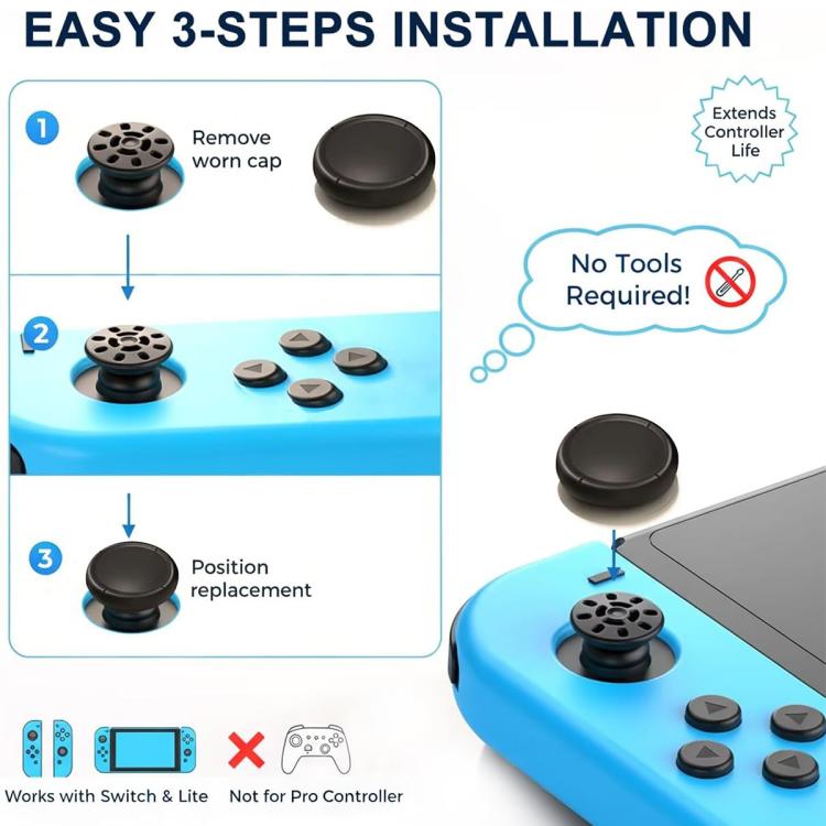 Tappi di ricambio joystick per Switch e Switch Lite