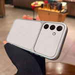 Ampia finestra sulla custodia per telefono in TPU con rivestimento effetto pelle., For Galaxy S26 FE 5G, For Galaxy S26+ 5G, For Galaxy S26 Edge 5G, For Galaxy S26 Ultra 5G, For Galaxy S26 5G, For Galaxy S25 FE 5G, For Galaxy S25 Edge 5G               ...