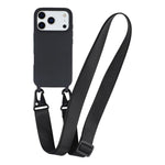 Custodia TPU opaca con cordino per iPhone 17 Pro Max