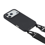 Custodia TPU opaca con cordino per iPhone 17 Pro Max