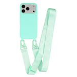 Custodia TPU opaca con cordino per iPhone 17 Pro Max