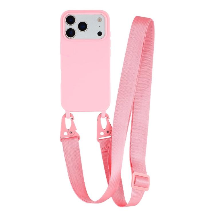 Custodia TPU opaca con cordino per iPhone 17 Pro Max