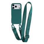 Custodia TPU opaca con cordino per iPhone 17 Pro Max