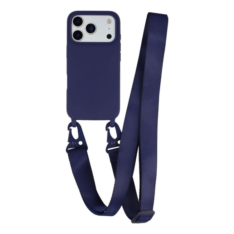 Custodia TPU opaca con cordino per iPhone 17 Pro Max