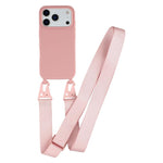 Custodia TPU opaca con cordino per iPhone 17 Pro Max