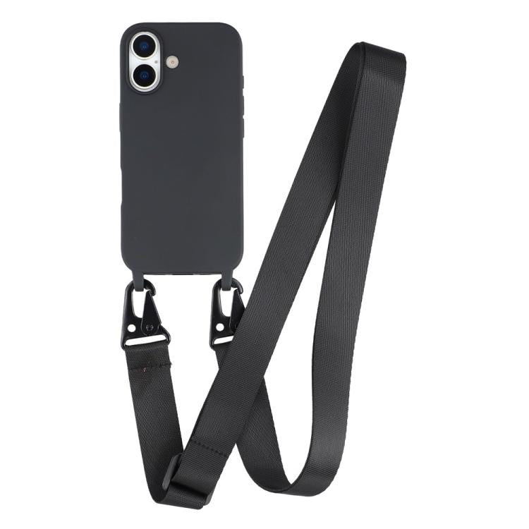 Custodia TPU opaca con cordino per iPhone 17 Pro Max