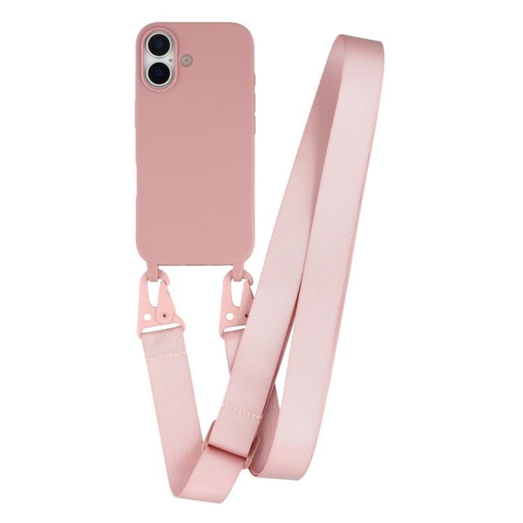 Custodia TPU opaca con cordino per iPhone 17 Pro Max