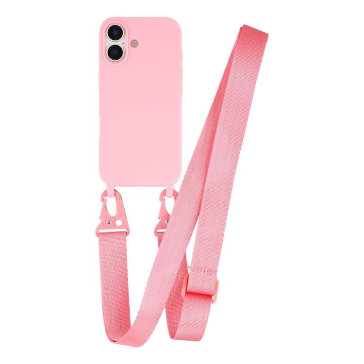 Custodia TPU opaca con cordino per iPhone 17 Pro Max