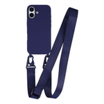 Custodia TPU opaca con cordino per iPhone 17 Pro Max