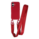 Custodia TPU opaca con cordino per iPhone 17 Pro Max