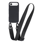 Custodia TPU opaca con cordino per iPhone Air e 16 Pro
