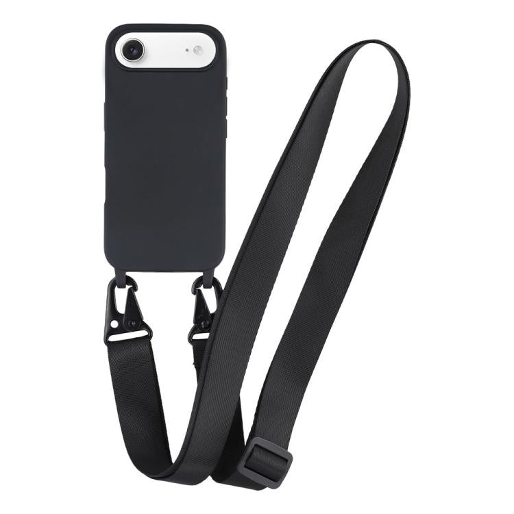 Custodia TPU opaca con cordino per iPhone Air e 16 Pro