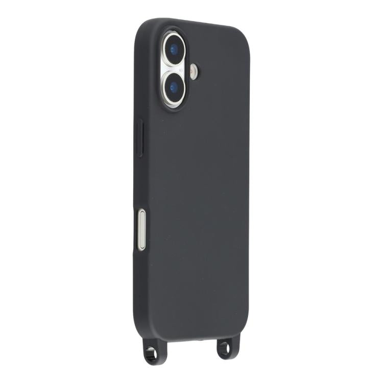 Custodia TPU opaca con cordino per iPhone Air e 16 Pro