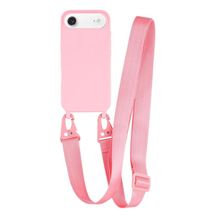Custodia TPU opaca con cordino per iPhone Air e 16 Pro