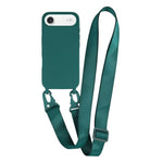 Custodia TPU opaca con cordino per iPhone Air e 16 Pro