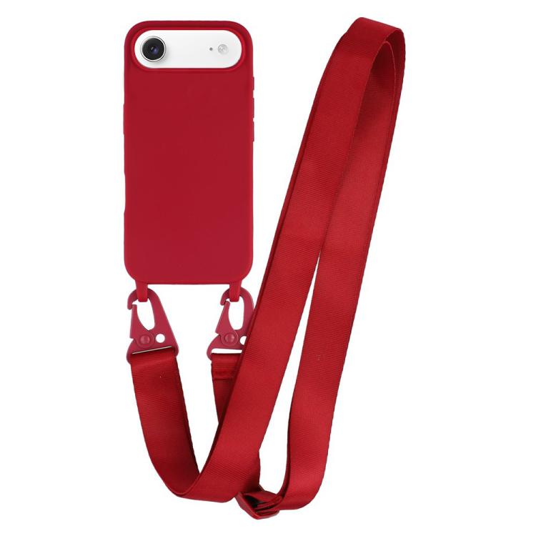 Custodia TPU opaca con cordino per iPhone Air e 16 Pro