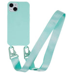 Custodia TPU opaca con cordino per iPhone 15 Pro