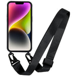 Custodia TPU opaca con cordino per iPhone 14 Plus