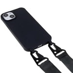 Custodia TPU opaca con cordino per iPhone 14 Plus