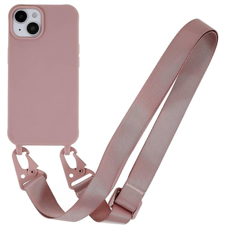 Custodia TPU opaca con cordino per iPhone 13