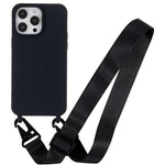 Custodia TPU morbido opaco con cordino per iPhone 11 Pro Max
