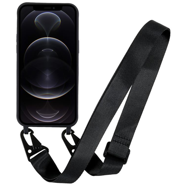 Custodia TPU morbido opaco con cordino per iPhone 11 Pro Max