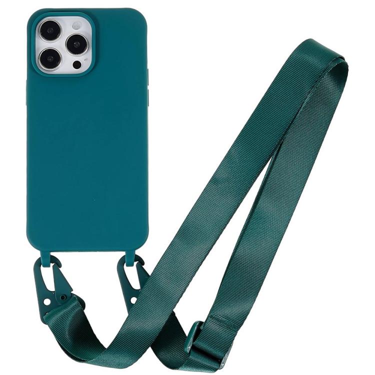 Custodia TPU morbido opaco con cordino per iPhone 11 Pro Max