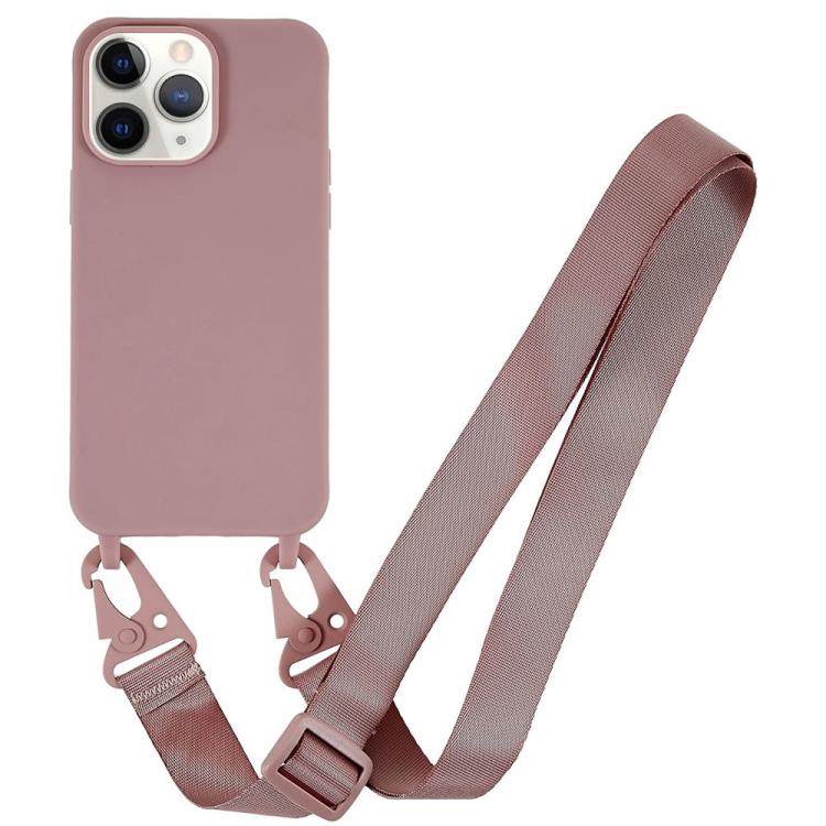 Custodia TPU morbido opaco con cordino per iPhone 11 Pro Max
