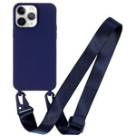 Custodia TPU morbido opaco con cordino per iPhone 11 Pro Max