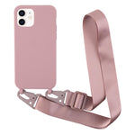 Custodia TPU morbido opaco con cordino per iPhone 11 Pro Max