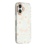 Custodia magnetica TPU e PC con motivo floreale per iPhone