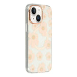Custodia magnetica in TPU e PC con motivo floreale per iPhone