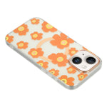 Custodia magnetica TPU e PC con motivo floreale per iPhone 13