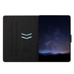 Custodia per tablet smart in ecopelle con texture litchi e verniciatura Voltage., For iPad 10.2 2021 / 10.5 2019, For iPad 9.7 2018 / 2017