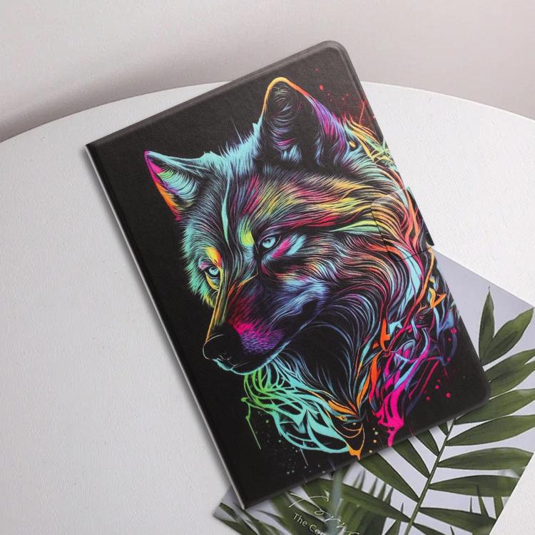 Custodia per tablet smart in ecopelle con texture litchi e verniciatura Voltage., For iPad 10.2 2021 / 10.5 2019, For iPad 9.7 2018 / 2017