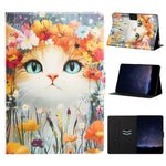 Custodia per tablet smart in ecopelle con texture litchi e verniciatura Voltage., For iPad 10.2 2021 / 10.5 2019, For iPad 9.7 2018 / 2017