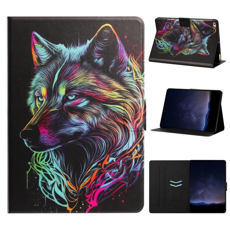 Custodia per tablet smart in ecopelle con texture litchi e verniciatura Voltage., For iPad 10.2 2021 / 10.5 2019, For iPad 9.7 2018 / 2017