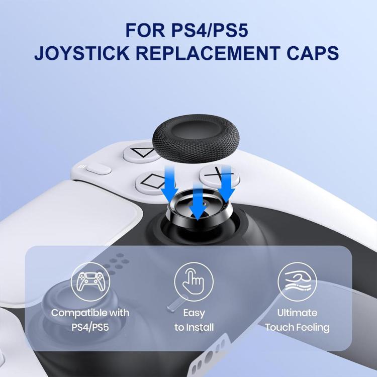 Cappucci di ricambio per levetta joystick PS5 PS4 10 pezzi