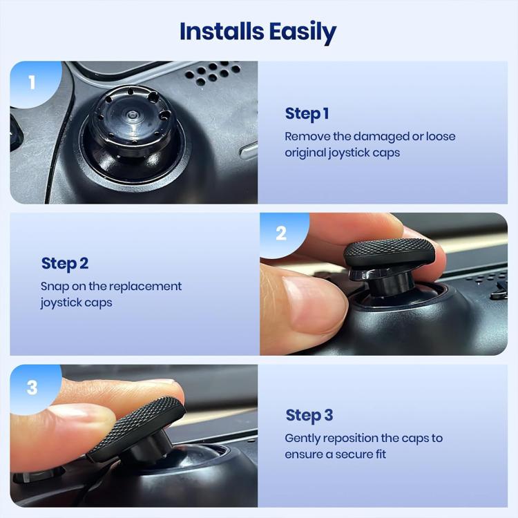 Cappucci di ricambio per levetta joystick PS5 PS4 10 pezzi