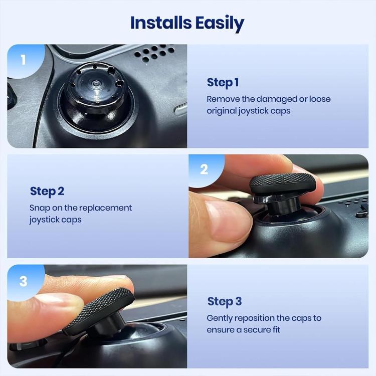 Cappucci di ricambio per levetta joystick PS5 PS4 10 pezzi