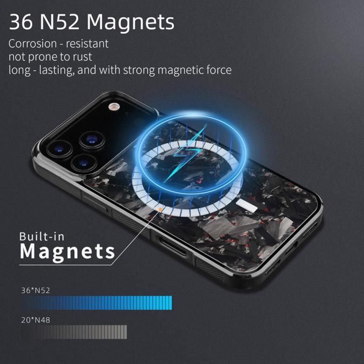 Custodia magnetica in TPU e fibra di carbonio per iPhone