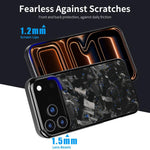Custodia magnetica TPU e fibra di carbonio per iPhone 16/17