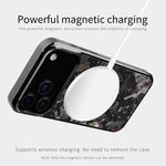 Custodia magnetica in TPU e fibra di carbonio per iPhone