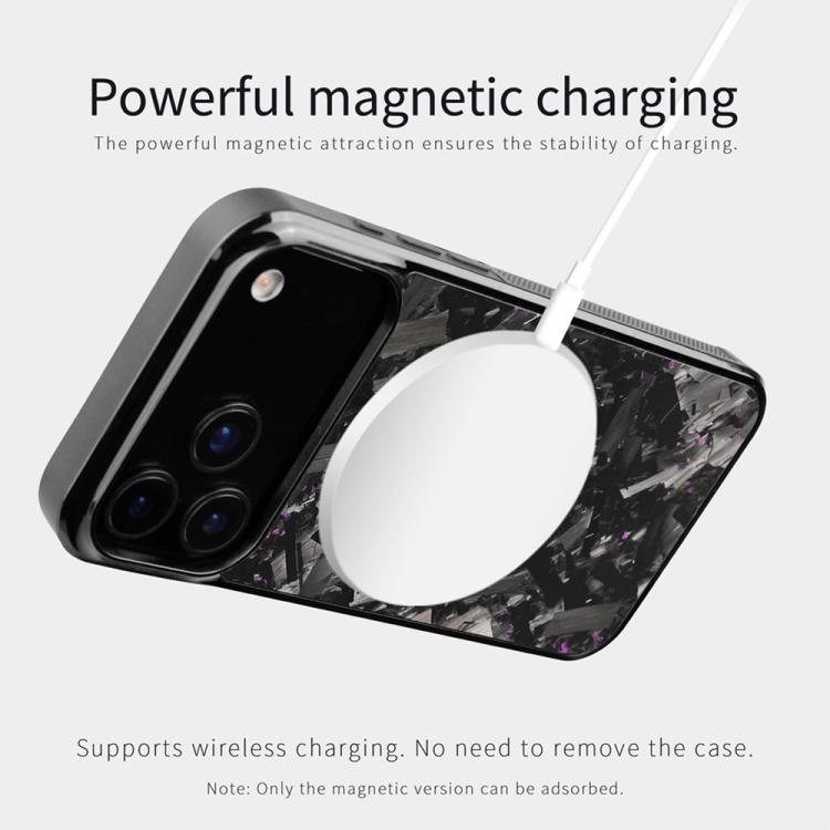 Custodia magnetica TPU e fibra di carbonio per iPhone 15