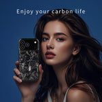 Custodia magnetica in TPU e fibra di carbonio per iPhone