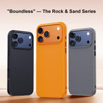Custodia magnetica per telefono Boundless Series Rock Sand, For iPhone 17 Pro Max, For iPhone 17 Pro, For iPhone 16 Pro Max, For iPhone 16 Pro