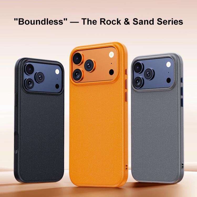 Custodia magnetica per telefono Boundless Series Rock Sand, For iPhone 17 Pro Max, For iPhone 17 Pro, For iPhone 16 Pro Max, For iPhone 16 Pro