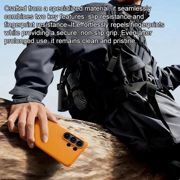 Custodia magnetica per telefono Boundless Series Rock Sand, For Samsung Galaxy S26 Ultra 5G, For Samsung Galaxy S25 Ultra 5G, For Samsung Galaxy S24 Ultra 5G
