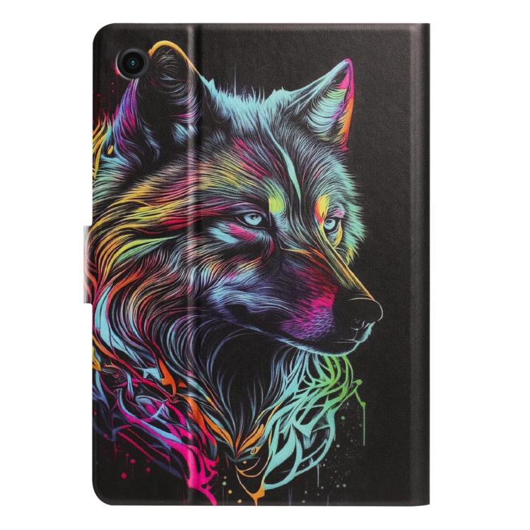 Custodia per tablet in pelle vegana con texture litchi e stampa Volt., For Samsung Galaxy Tab A11 / A9, For Samsung Galaxy Tab A7 Lite / T220, For Samsung Galaxy Tab A 10.1 2019 / T510