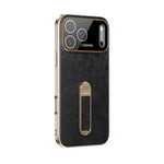 Custodia per telefono J TRIBE Holder in similpelle vegana con texture effetto cera e olio., For iPhone 17 Pro Max, For iPhone 17 Pro